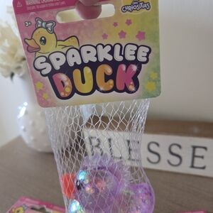 orb Curiosities Sparklee Duck Purple Glitter